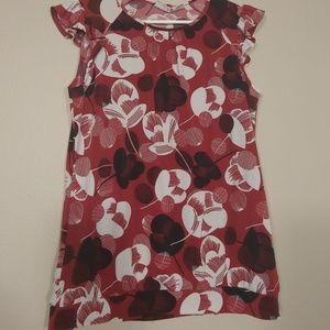 Worthington Stretch Womens Blouse Size M